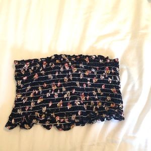 LF- Furst of A Kind floral smock top